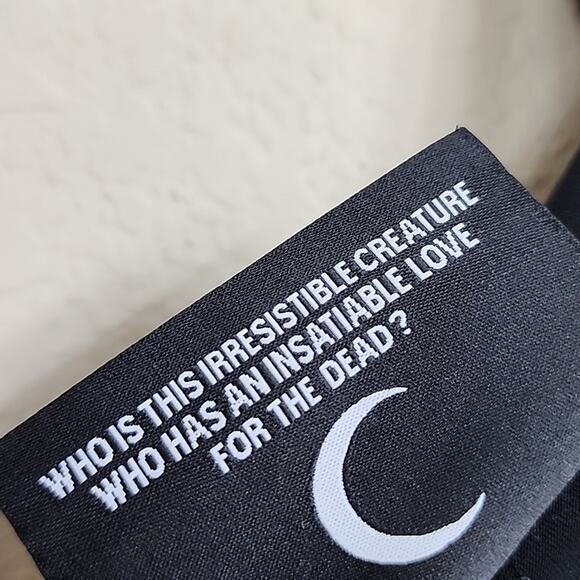 Killstar Rob Zombie Asymmetrical Belle Sleeve Deadstock Hoodie Large Dress - Picture 5 of 7